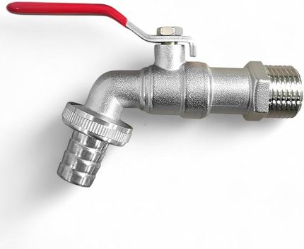 Kapa 1/2 Küresel Musluk Çeşme Lavabo Banyo Mutfak Musluğu Bahçe Çeşmesi Tek Çıkışlı Batarya