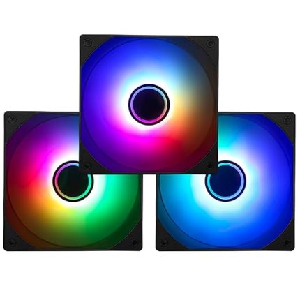 TL-C12B-S V3 ARGB 120mm Siyah 3’lü Kasa Fanı
