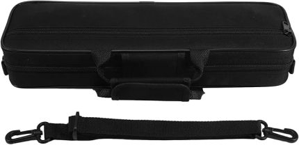 Naylon Yastıklı Flüt Çanta Taşıma Omuz Askısı 39x7x11cm Siyah