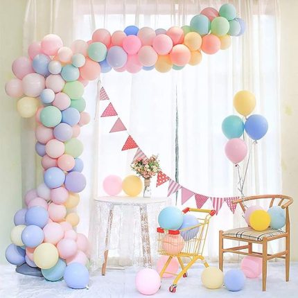 Magnet 50 Adet Makaron Balon - Karışık Soft Renk Pastel Balon - ÜCRETSİZ KARGO