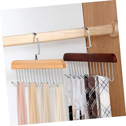 Home Ahşap Sütyen Askısı,Kravat,Ceket,Kemer Ve Sütyen İçin Dolap İçi Ahşap Düzenleyici Askı (1 Adet) - Görsel 3