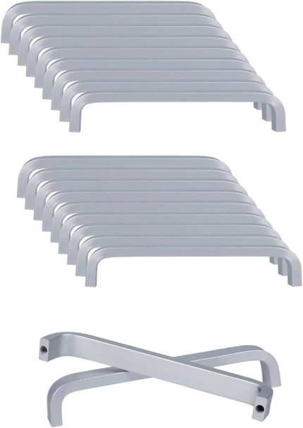 20 adet alüminyum alaşım dolap kulpu kapı kolu mobilya kulpları elbise dolabı komodin çekmece kulpları mobilya kapı kolu (delik mesafesi 96 mm)