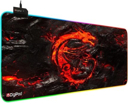 Rgb Oyuncu Mousepad Rgb 70 x 30 Gaming Oyuncu Mouse Pad Kaymaz Taban 4mm DRAGON