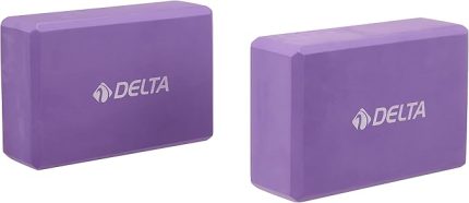 Çiftli Yoga Blok - 2 Adet Yoga Block - Eva Yoga Bloğu Seti,Mor