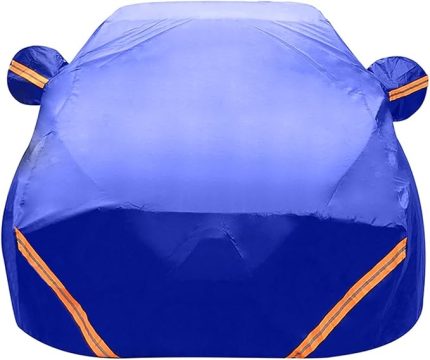 T-ROC 2017-2024 Ile Uyumlu Tam Araç Örtüsü, Her Türlü Hava Koşuluna Dayanıklı Güneşe Dayanıklı Kar Geçirmez Branda(Blue)