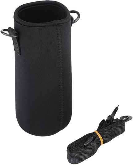 Termos Bardak Su Isıtıcısı Kılıfı, Su Şişesi Kılıfı Taşıma Çantası Çanta Tutucu Açık Hava Kamp Doğa Yürüyüşü Balıkçılık için (15 cm)
