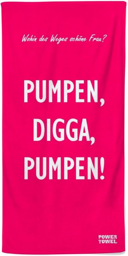 havalı Fitness & Sport-botschaft| farklı bir el havlusu motive edici-quotes| Boyut 50 cm x 100 cm | havlu-Veloursqualitaet Made in Germany Fitness-Studio için | Yoga | yüzme | Pilates ya da banyo havlusu plaj | Powertowel mikrofiber el havlusu olarak