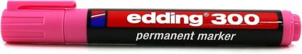 300 permanent markör - pembe - 1 kalem - yuvarlak uçlu 1,5-3 mm
