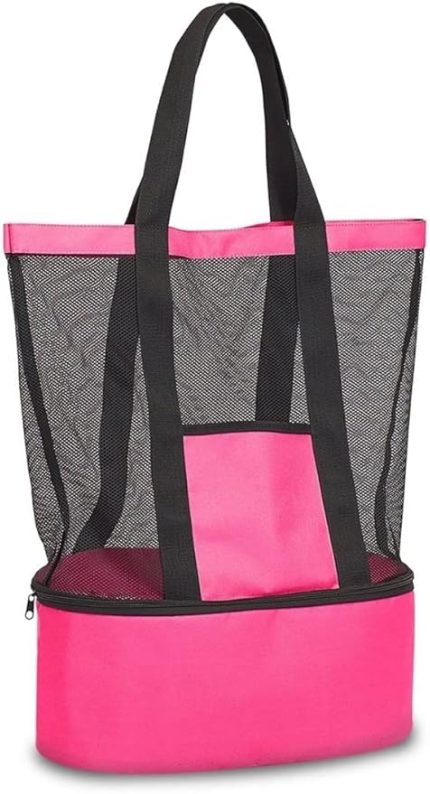 Çantası Soğutucu Bölmeli Seyahat Çantası Termal Piknik Kamp Çantası Outdor Çanta (Pembe) (Pembe)