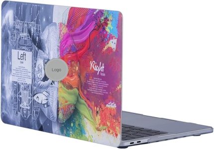 MacBook Air Kılıf 13 inç – A1369 A1466 ile Uyumlu (2010-2017 Eski USB Girişli Model) | Brain Beyin Desenli Sert Koruma Kapak | İnce, Hafif, İz Bırakmayan Çizilmeye Dayanıklı Tasarım Gri