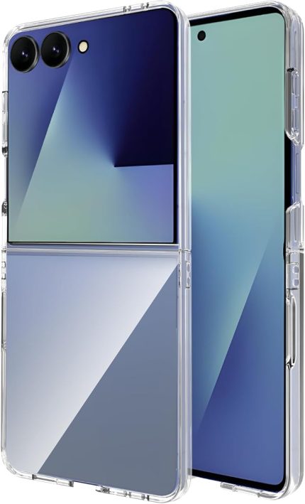 Samsung Galaxy Z Flip 7 / Z Flip7 için şeffaf kılıf, ultra ince kılıf, PC cep telefonu kılıfı, kristal şeffaf kapak Pour Z Flip7, [sararmaya dayanıklı]