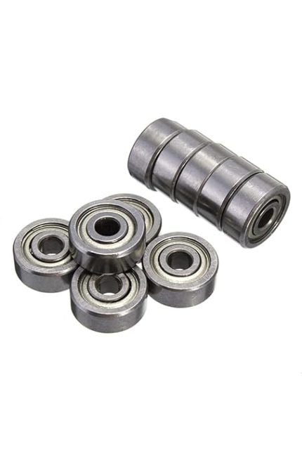 Magnet 10 Adet 623Zz Rulman, Metal Mühürlü Minyatür Bilya, 3X10X4-3D Mikro Yazıcı Rulmanı