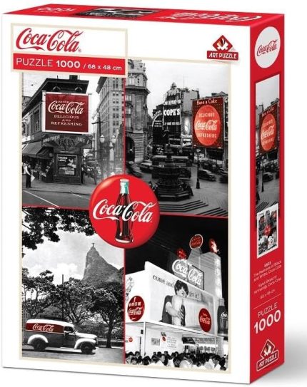 Puzzle Siyah Beyaz'ın Kırmızılığı, Cola-Cola-1000 Parça Puzzle
