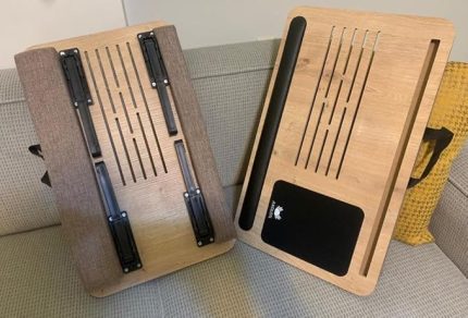 SUPPLYPLUS safir Telefon Tablet Bölmeli Katlanır Ayaklı Minderli Laptop Sehpası Bilgisayar Çalışma Masas