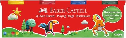 Oyun Hamuru, 4x100, Klasik Renkler