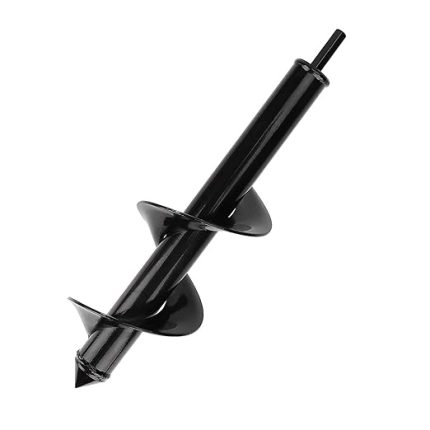 salyangozları spiral matkap ucu, el matkabı, toprak burgusu, kazık deliği, zaman kazandıran delik açıcı, bitki tarhı, ampul, fide dikimi için kazma aleti (8 x 30 cm)