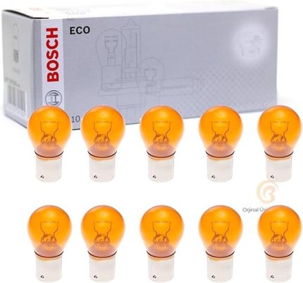 AMPUL 12V 21W 93 YAKIN TIRNAK SARI 10 ADET