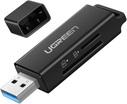 USB 3.0 SD ve Micro SD Kart Okuyucu, Siyah