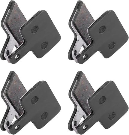 Bisiklet Fren Balataları, 4 Çift Bakır Yarı Metal Bisiklet Disk Rotor Fren Balataları Bisiklet Fren Yedek Parçaları Fren Balatası Seti Scooter Bisiklet Parçaları Aksesuarları