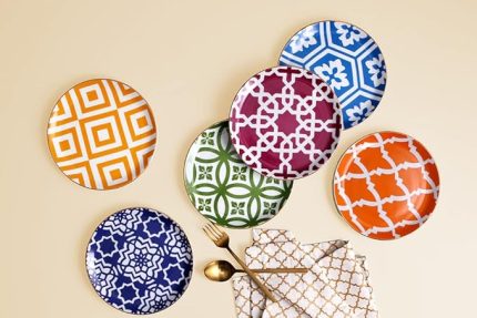 Morocco 6lı Pasta Takımı 18cm