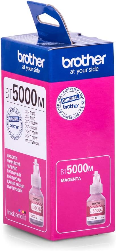 T300-BT5000M Magenta Kırmızı 5.000 Sayfa Şişe Mürekkep DCP-T300-310-500-510-700-710 MFC-T800