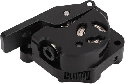 Yükseltilmiş Kit Tüm Metal Ekstrüder Muhafazası Çift Dişli Besleme Ekstrüzyonu, Çift Dişli Yem Ekleme Kiti Kırdırmalar İçin Uyum K1 K1C K1 MAXS 3D Yazıcı Mekanizması Doğrudan