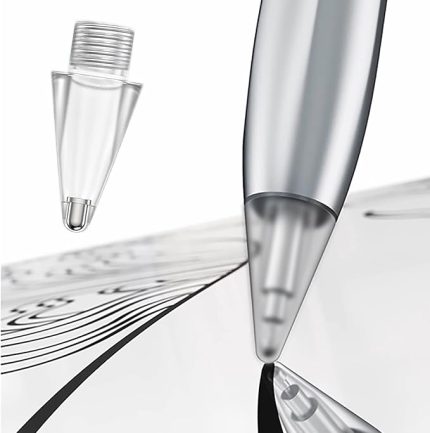 Huawei M-Pencil (2. nesil) ile uyumlu uçlar - [2'li paket] kurşun kalem ucu ucu Huawei M Pencil 2 için - şeffaf uçlar