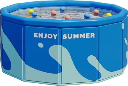 Yüzme Havuzu,Aile Açık Oyun Havuzu,Şişirilemez Katlanır Çocuk - Arka Bahçe, Bahçe, Açık Hava, için Dış Mekan Kurulumsuz Çocuk