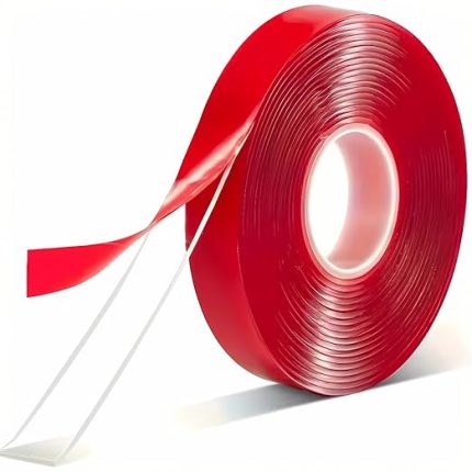 Şeffaf Silikonlu Çift Taraflı Montaj Bandı – 10mm x 5 Metre | Süper Güçlü, Su Geçirmez, Akrilik Yapışkan Bant – İz Bırakmaz, Yeniden Kullanılabilir