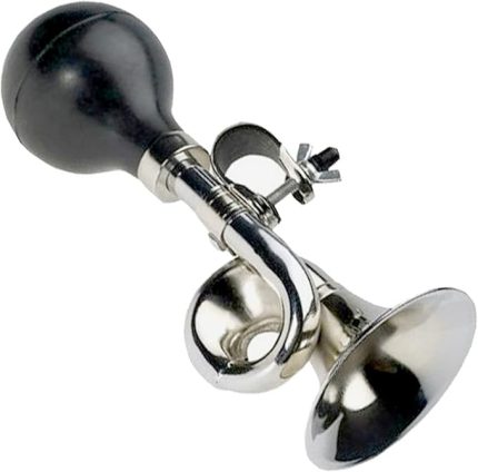 Retro metal bisiklet kornası, klasik top kornası, gidon sabitlemesi için ayarlanabilir kelepçeli, güçlü ve sağlam (180 x 75 x 65 mm)