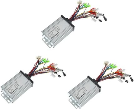 3X 36V 48V 350W E-Bike Fırçasız Denetleyici 6 Tüp Çift Modlu Elektrikli Bisiklet Scooter Hız Akıllı Çift Motor