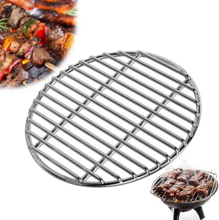 Dairesel Paslanmaz Çelik Barbekü Izgara Kaplama Çelik Kömür Pişirme Ağı Yuvarlak Açık Barbekü Yedek Gazlı Izgaralar için Dayanıklı ve Paslanmaya Dayanıklı Pişirme Yüzeyi