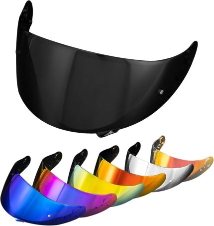 Shoei GT Air GT Air 2 TC-5 TC-9 Neotec CNS-1 için Kask Vizörü, Renkli Vizör Motosiklet UV Koruması Yüz Kalkanı Değiştirme Aksesuarları (Sigara)