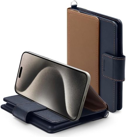Caseology Passport Holder RFID Korumalı Seyahat Çantası Pasaport Cüzdan Nano Pop Mulberry Indigo - AFA07101
