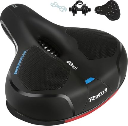Fahrradsattel Gel Fahrradsitz Pro 2.0 Breiter Weicher Komfortabel Atmungsaktiv Stoßdämpfend Ergonomisch Memory Foam Fahrrad Sattel mit wasserdichte