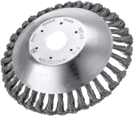 Yabani ot fırçası, profesyonel yabani ot fırçası, çalı kesici, çelik tel, kesme başlığı, koni, tel fırça, yabani ot için derz fırçası, motorlu tırpan için