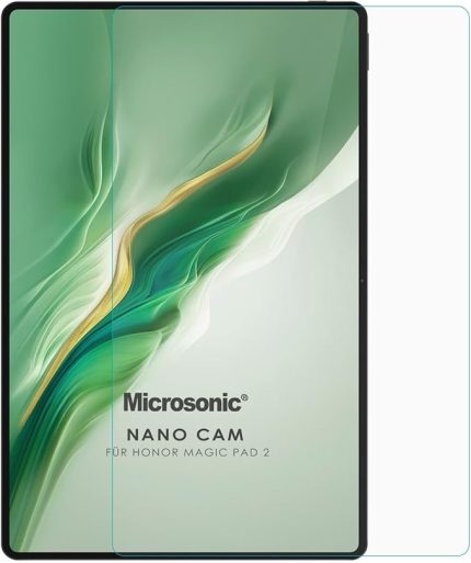 Honor Magic Pad 2 Nano Glass Cam Ekran Koruyucu [Honor Magic Pad 2 ile Uyumlu Ekran Koruyucu - Şeffaf]
