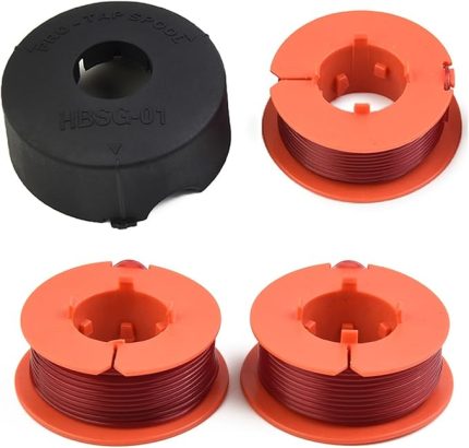 for BOSCH ART 23 26 30 Combitrim Easytrim for Pro-Tap Spool Line F016800175 için Makara Değiştirme (3 Havuz + 1 Kapak)