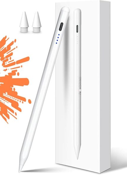 ile Uyumlu Stylus Kalem Tablet Kalemi,iPad Pro 11/13 inç M4,iPad Air 11/13 inç M2,iPad 11/10/9/8/7 10.2,iPad Air 5/4 10.9,iPad Pro 12.9,iPad Mini 6/5 için Eğim Sensörlü Avuç İçi Reddi
