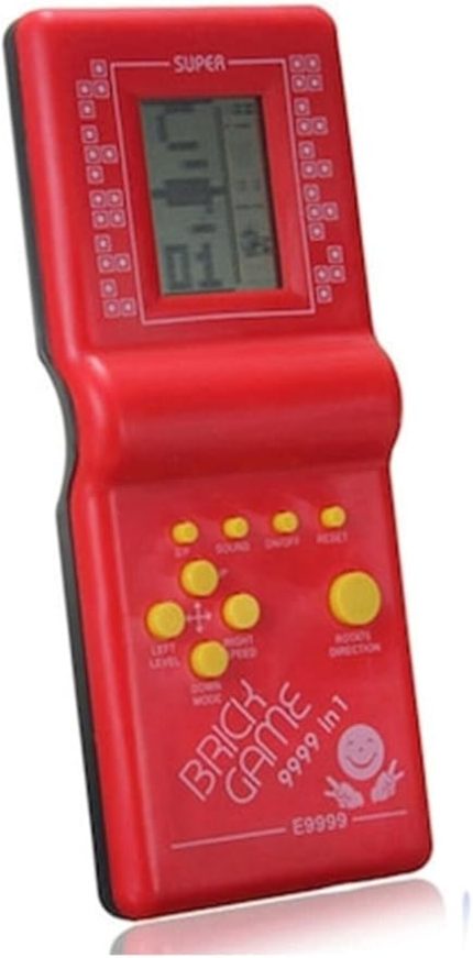 Nostalji Oyuncak El Atarisi Orjinal Tetris Brick Game Kırmızı