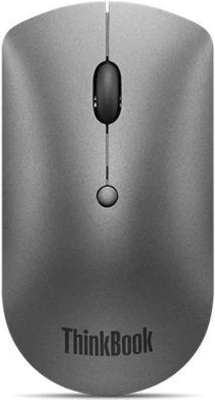 ThinkBook Bluetooth Silent Mouse, 4Y50X88824, Demir Grisi