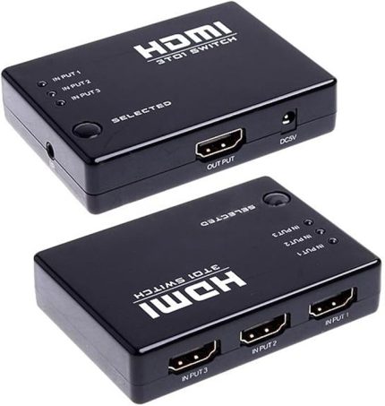 Al-4678 3 Port HDMI Çoklayıcı Çoğaltıcı Kumandalı