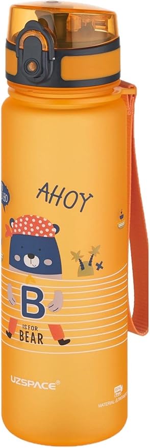 Figürlü 500 ml Tritan Çocuk Su Matarası