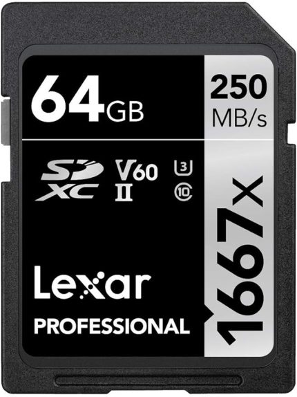 Professional 64 Gb 1667X Sdxc Hafıza Kartı (250Mb/S-80Mb/S)