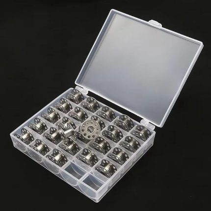 Masura Kutusu içinde 25 adet Ev Tipi Makineler İçin Metal Masura