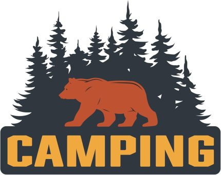 Road Camping Adventure Kamp Sticker Offroad Ayı Bear Sticker 14 x 11 cm