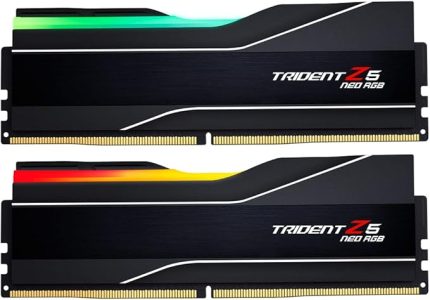 Trident Z5 Neo Rgb F5-6000j3040g32gx2-Tz5nr Memoria 64 Gb 2 X 32 Gb Ddr5 288-Pin Dimm (g.skill Ddr5 64gb Pc 6000 Cl30 [2x32gb] 64-Gb] x2-TZ5X2No A