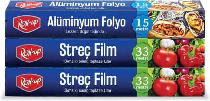 Streç Film + Alüminyum Folyo Ekonomik Mutfak Seti