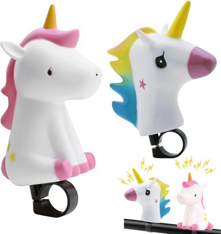 2 Adet Bisiklet Boynuzu Çocuklar, Bisiklet Gidon Zil, Çocuk Velo Korna, Mini Bisiklet Çanı, Çocuklar için Velo Korna Bisiklet Scooter Denge Bisikleti Aksesuarları