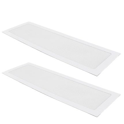PC Fan Toz Filtresi Manyetik Çerçeve İnce 2pcs, Basit Bakım, Fan Ömrünün Uzatılması İçin (WHITE)